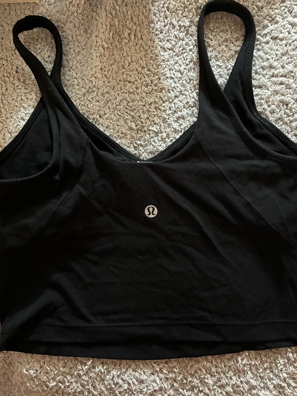 lululemon athletica Black Women's Scoop Neck Athletic Bodysuit